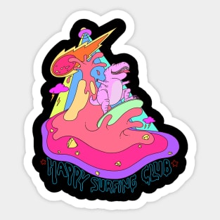 Happy Surfing Club Sticker